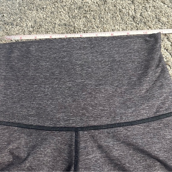 Lululemon Wunder Under Pant leggings 2 gray roll over full length yoga high low - Picture 4 of 8